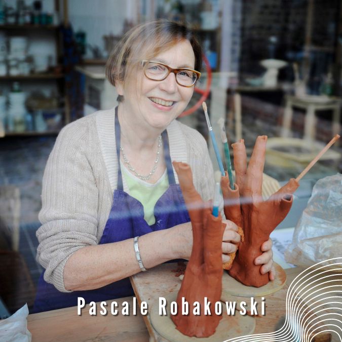 Pascale Robakowski / Céramiste | Expo Été 2023 Veules-les-Roses | l'Art pour l'Eau - lesjourneesbleues.org